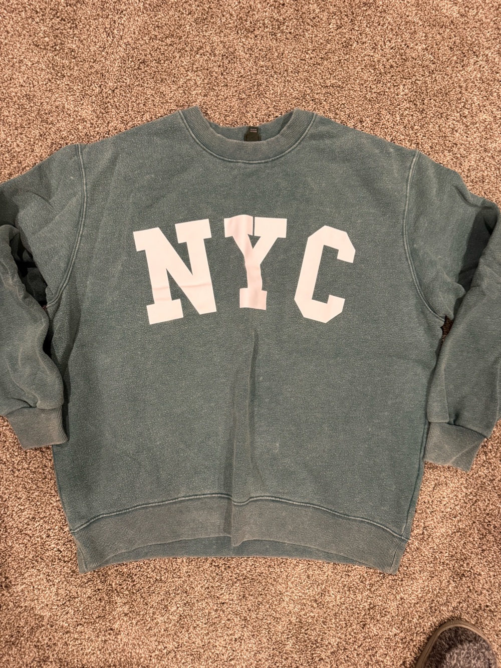 wild fable Teal NYC Pullover Sweatshirt